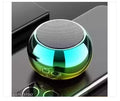 Mini Portable Wireless Bluetooth Speaker with LED Light – Metallic Finish