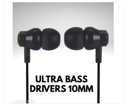 BT Sports Bluetooth Wireless Neckband Earphones with Mic – High Bass, 15H Playtime