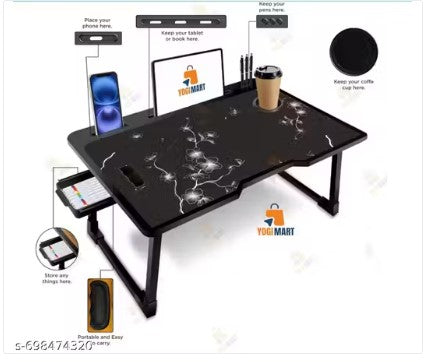 Portable Foldable Laptop Table for Bed – Study Desk for Home, Office & Kids
