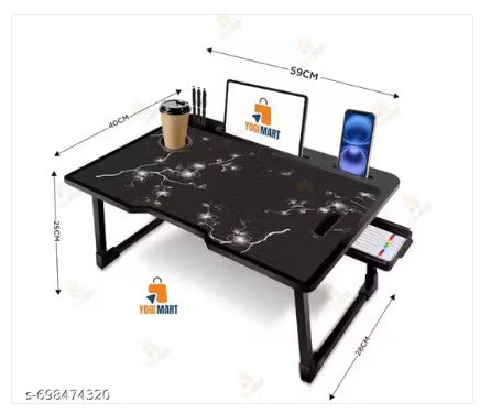 Portable Foldable Laptop Table for Bed – Study Desk for Home, Office & Kids